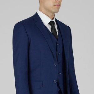 BIRDSEYE BLUE THREE PIECE TR SUIT